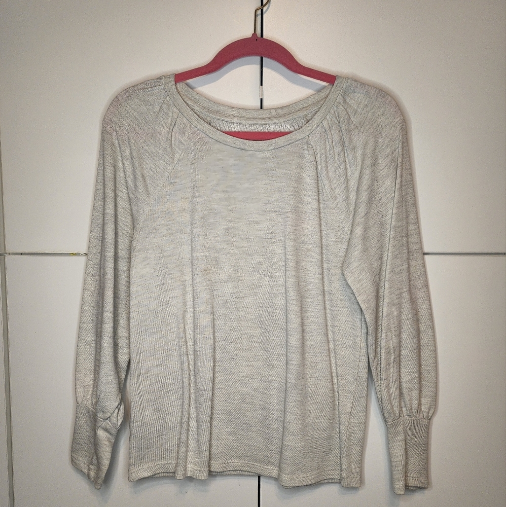 LOFT small gray sweater